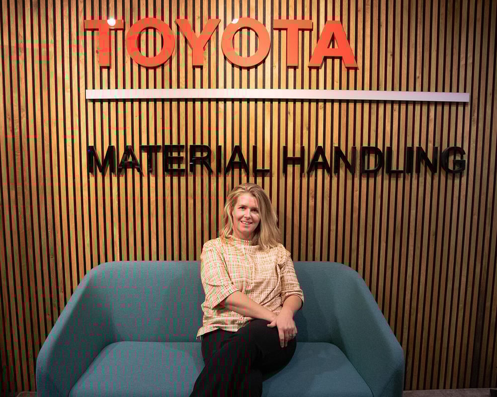Lisa Högman, prosessansvarlig hos Toyota Material Handling