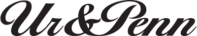 ur & penn logo svart
